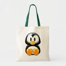 Pingouin mignon de bébé - Customizeable Sac En Toile
