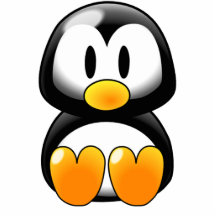 Pingouin mignon de bébé - Customizeable Découpages En Acrylique