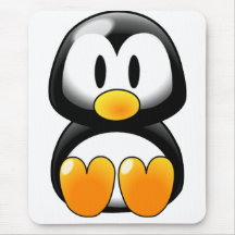 Pingouin mignon de bébé - Customizeable Tapis De Souris