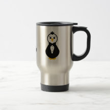 Pingouin mignon de marié mug à café