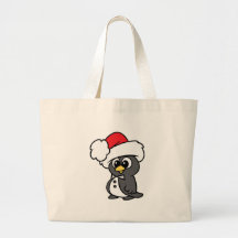 Pingouin mignon de smoking de Noël Sacs