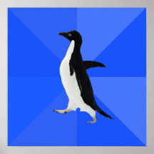 Pingouin socialement maladroit ("personnaliser" po poster
