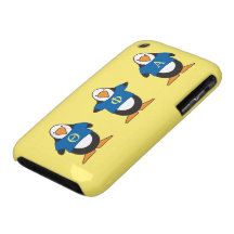 Pingouins avec des chemises étuis iPhone 3