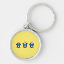 Pingouins avec des chemises porte-clef