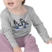 pingouins de danse t-shirts
