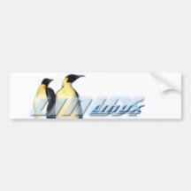 Pingouins de Linux Autocollants Pour Voiture
