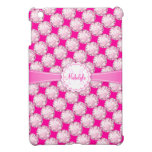 Pink Diamonds - Custom Monogram iPad Mini Case