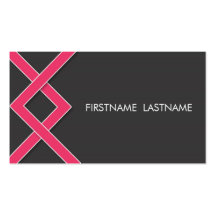 Pink Knot Personal Networking Business Cards