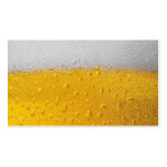 Pinte de bière cartes de visite personnelles