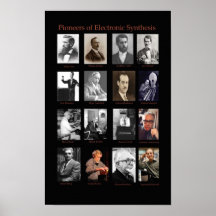 Pionniers de la musique électronique affiches
