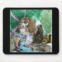 Pique-nique avec un Mousepad féerique Tapis De Souris