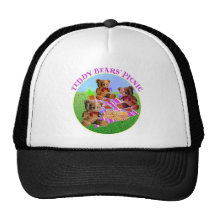 Pique-nique de nounours casquettes de camionneur
