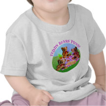 Pique-nique de nounours t-shirt