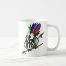 Piranha indigène mugs à café