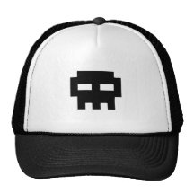 Pirate 8 Bits Skull Casquettes De Camionneur