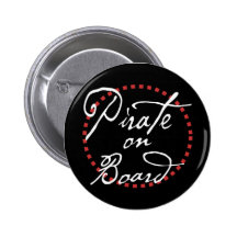 Pirate à bord pin's avec agrafe