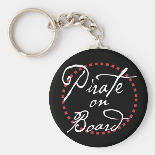 Pirate à la roue porte-clé