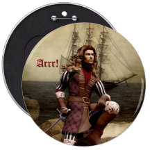 Pirate - Arrr ! - Customisé autour des goupilles Pin's