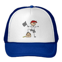 Pirate avec le chapeau de trésor casquette de camionneur