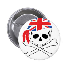 Pirate britannique badge avec épingle