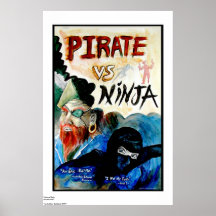 PIRATE contre NINJA Poster