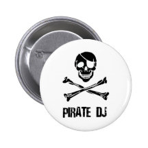 Pirate DJ Pin's Avec Agrafe