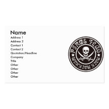 PIRATE_FLAG MODÈLE DE CARTE DE VISITE