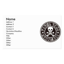 PIRATE_FLAG MODÈLE DE CARTE DE VISITE