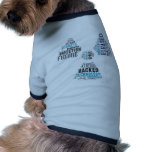 Pirate informatique toxique de Cyberpunk T-shirt Pour Chien