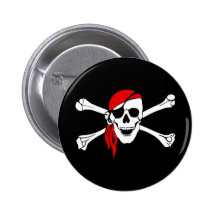 Pirate_Magnet4 Badges Avec Agrafe