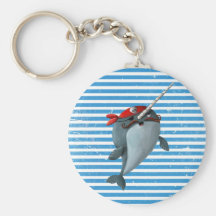 Pirate mignon Narwhal Porte-clés