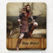 Pirate - oh de copain - Mousepad personnalisable Tapis De Souris