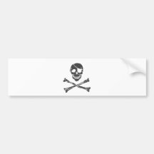 Pirate - scène grunge alternative de punk de roche adhésifs pour voiture