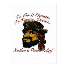 Pirates ! carte postale