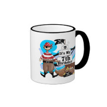 Piratez les 7èmes T-shirts et cadeaux d'anniversai Mug À Café