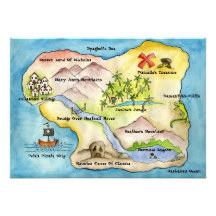 Piratez l'invitation 5" de partie de carte x 7"