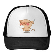 Pirouettes porcines casquette de camionneur