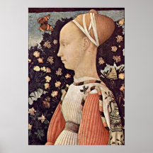 Pisanello - princesse Ginevra Poster
