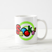 Piscine de billard mugs à café