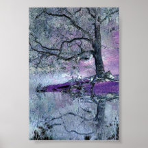 Piscine de minuit poster