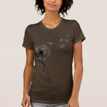 pissenlit dans le vent t-shirt
