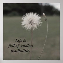 Pissenlit inspiré - Customiz… - Customisé Posters