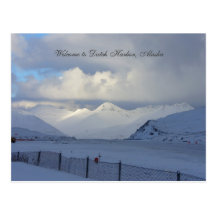 Piste d'atterrissage d'atterrissage dans le port n cartes postales
