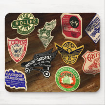 Pistes de rouleau tapis de souris