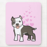 Pitbull/amour Staffordshire Terrier américain Tapis De Souris