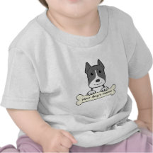 Pitbull personnalisé t-shirt