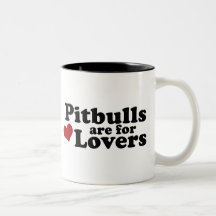 Pitbulls sont pour des amants tasse à café