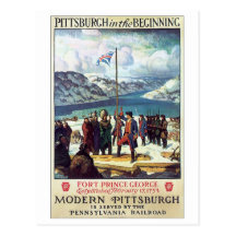 Pittsburgh au début carte postale