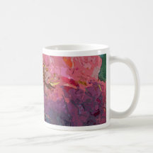 Pivoine florale tasse