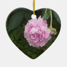 Pivoine rose décorations de noël